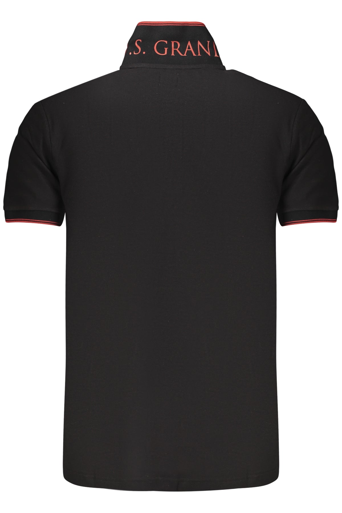 U.S. GRAND POLO MANICHE CORTE UOMO NERO