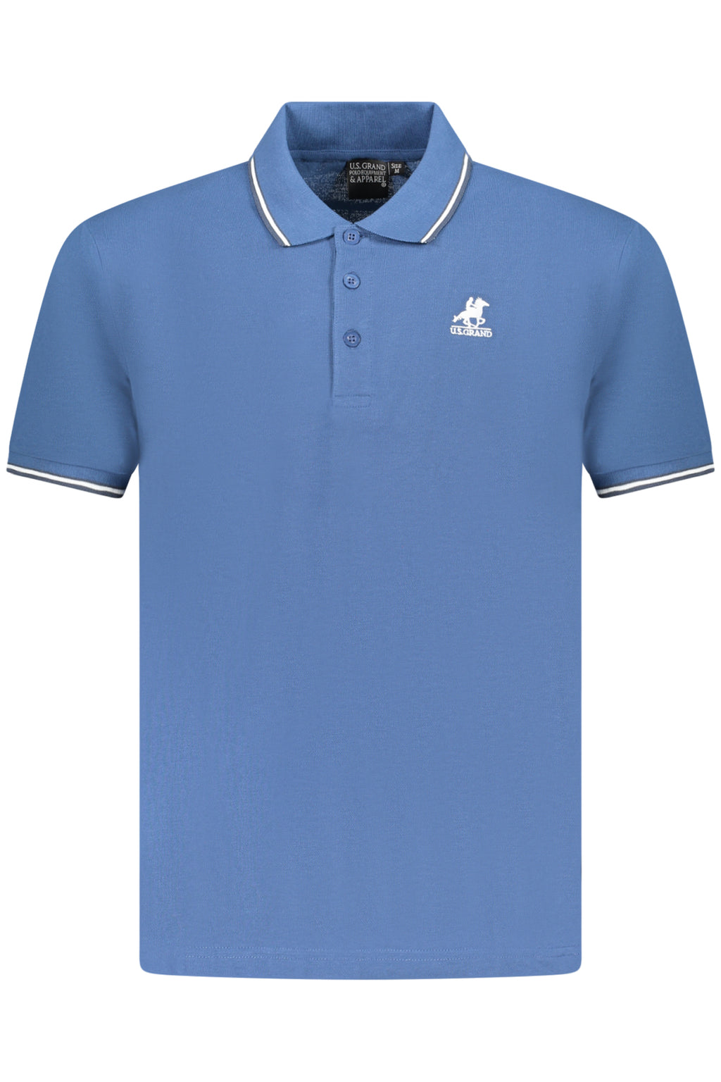 U.S. GRAND POLO MANICHE CORTE UOMO BLU