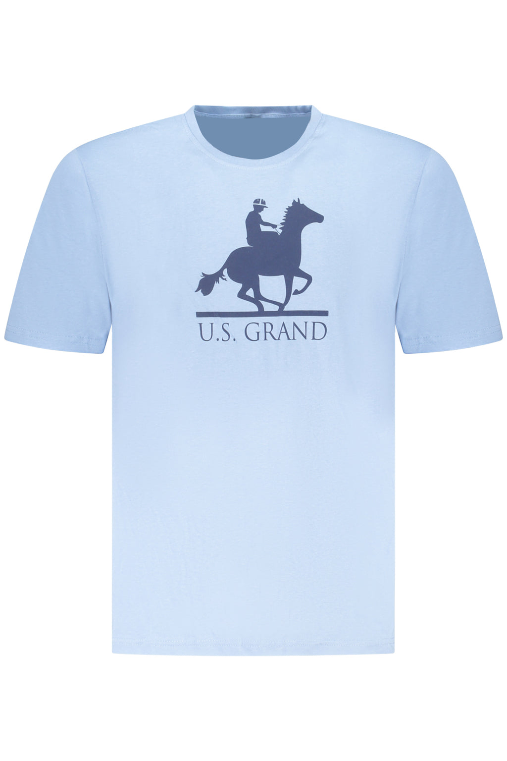 U.S. GRAND T-SHIRT MANICHE CORTE UOMO AZZURRO
