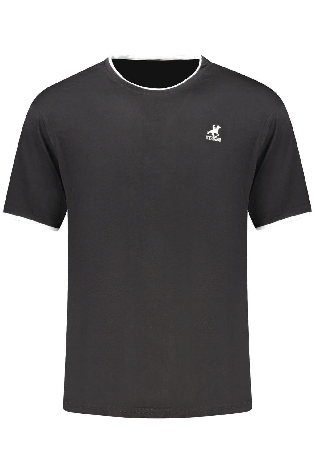 U.S. GRAND T-SHIRT MANICHE CORTE UOMO NERO