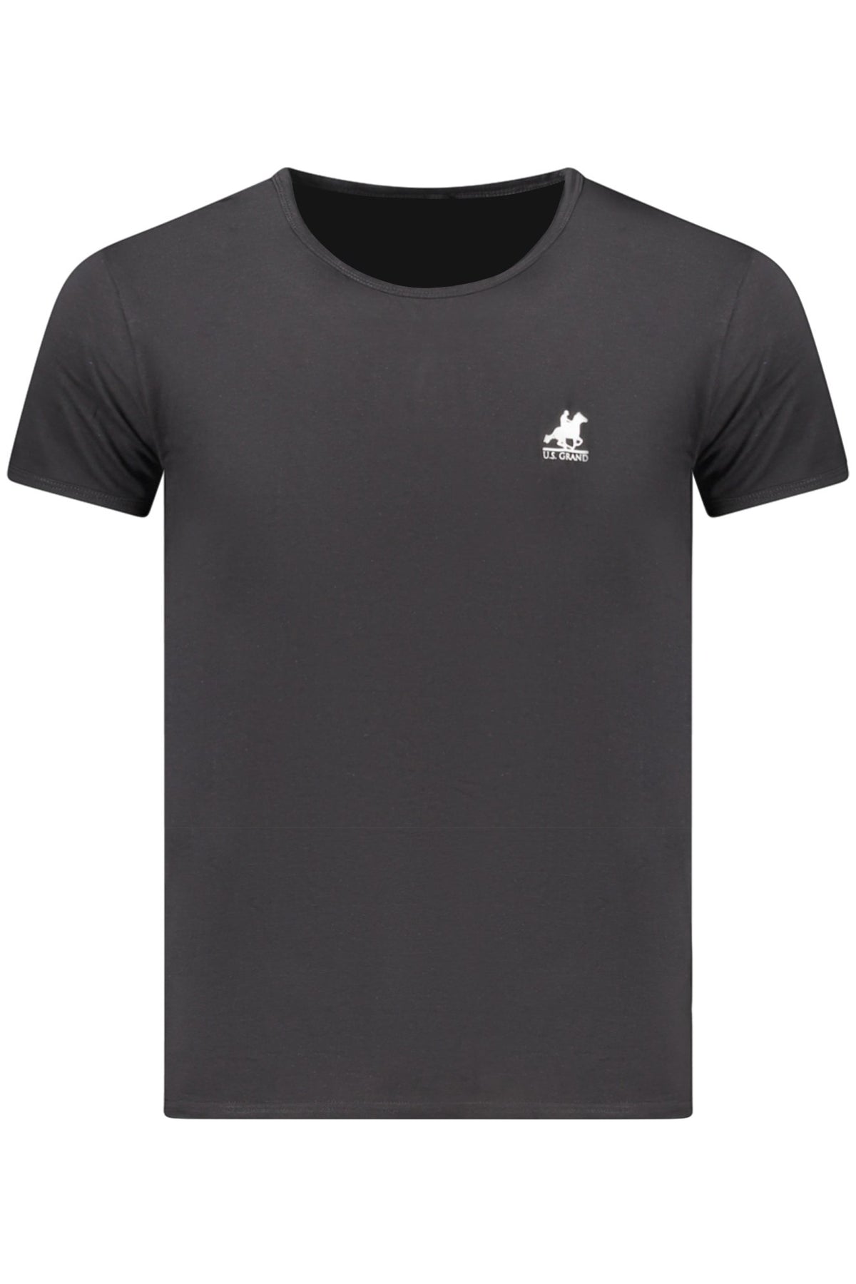 U.S. GRAND T-SHIRT MANICHE CORTE UOMO NERO