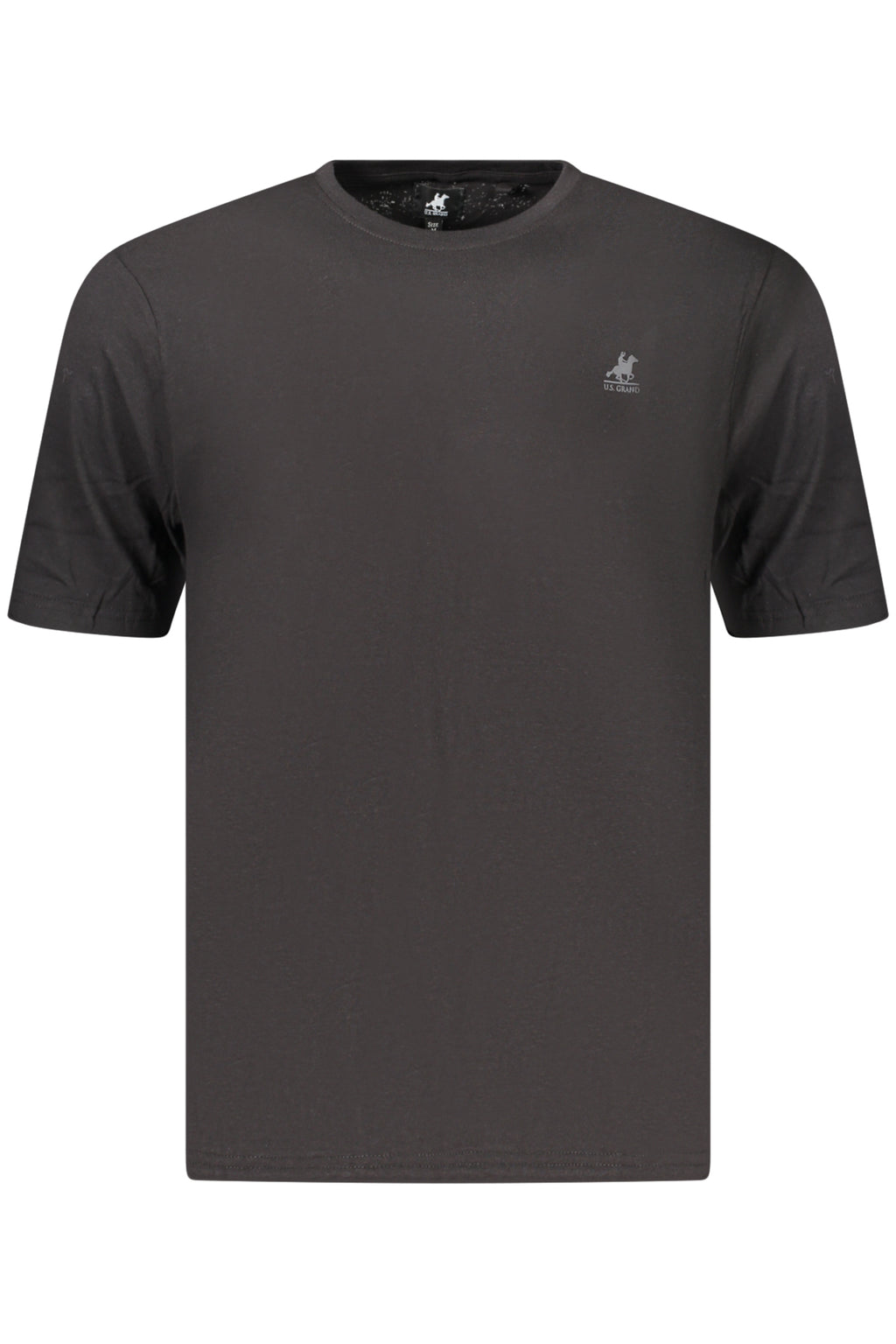 U.S. GRAND T-SHIRT MANICHE CORTE UOMO NERO
