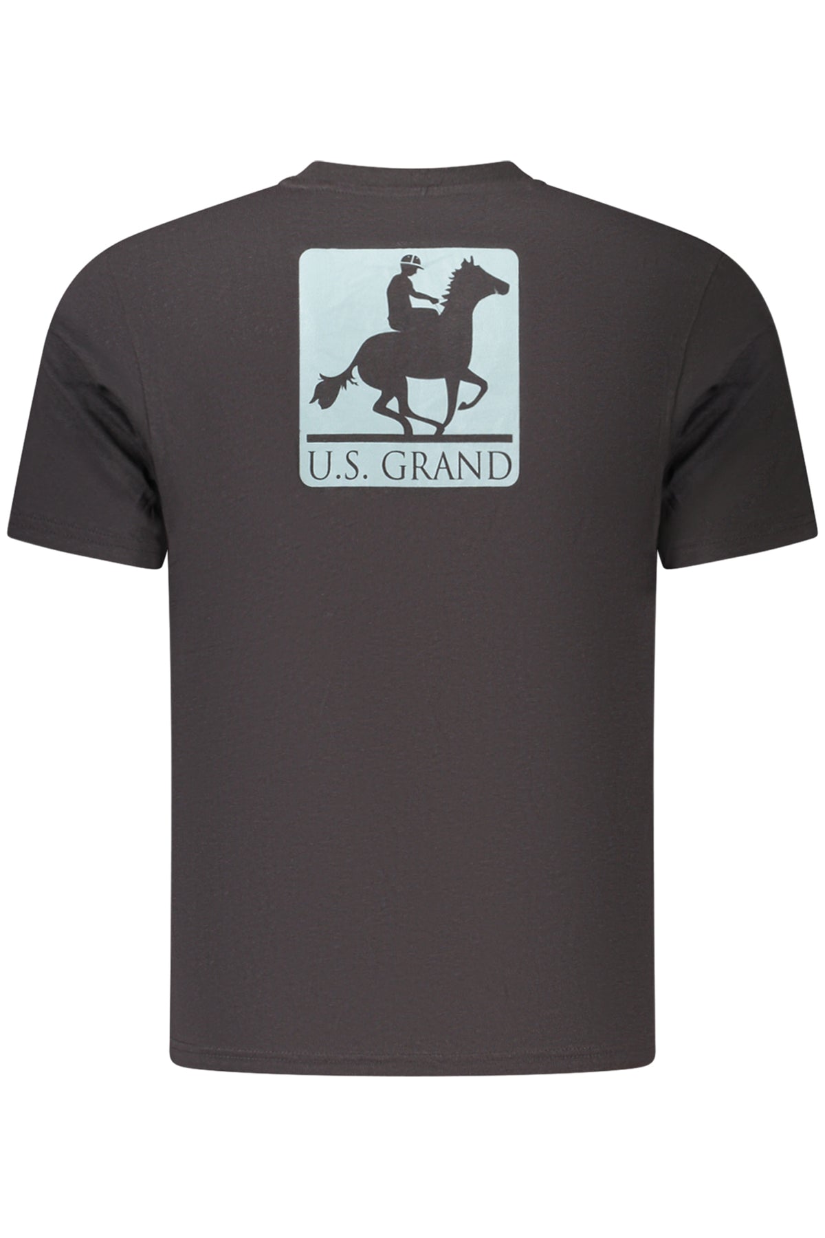 U.S. GRAND T-SHIRT MANICHE CORTE UOMO NERO