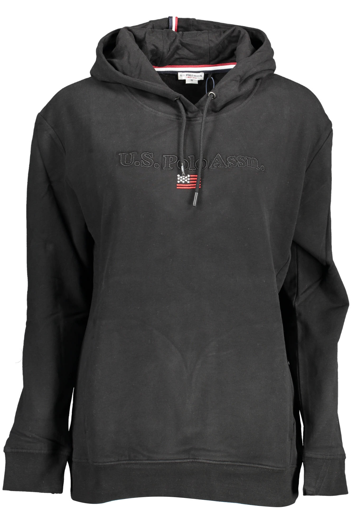 U.S. POLO ASSN. FELPA SENZA ZIP DONNA NERO