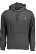 U.S. POLO ASSN. FELPA SENZA ZIP UOMO NERO