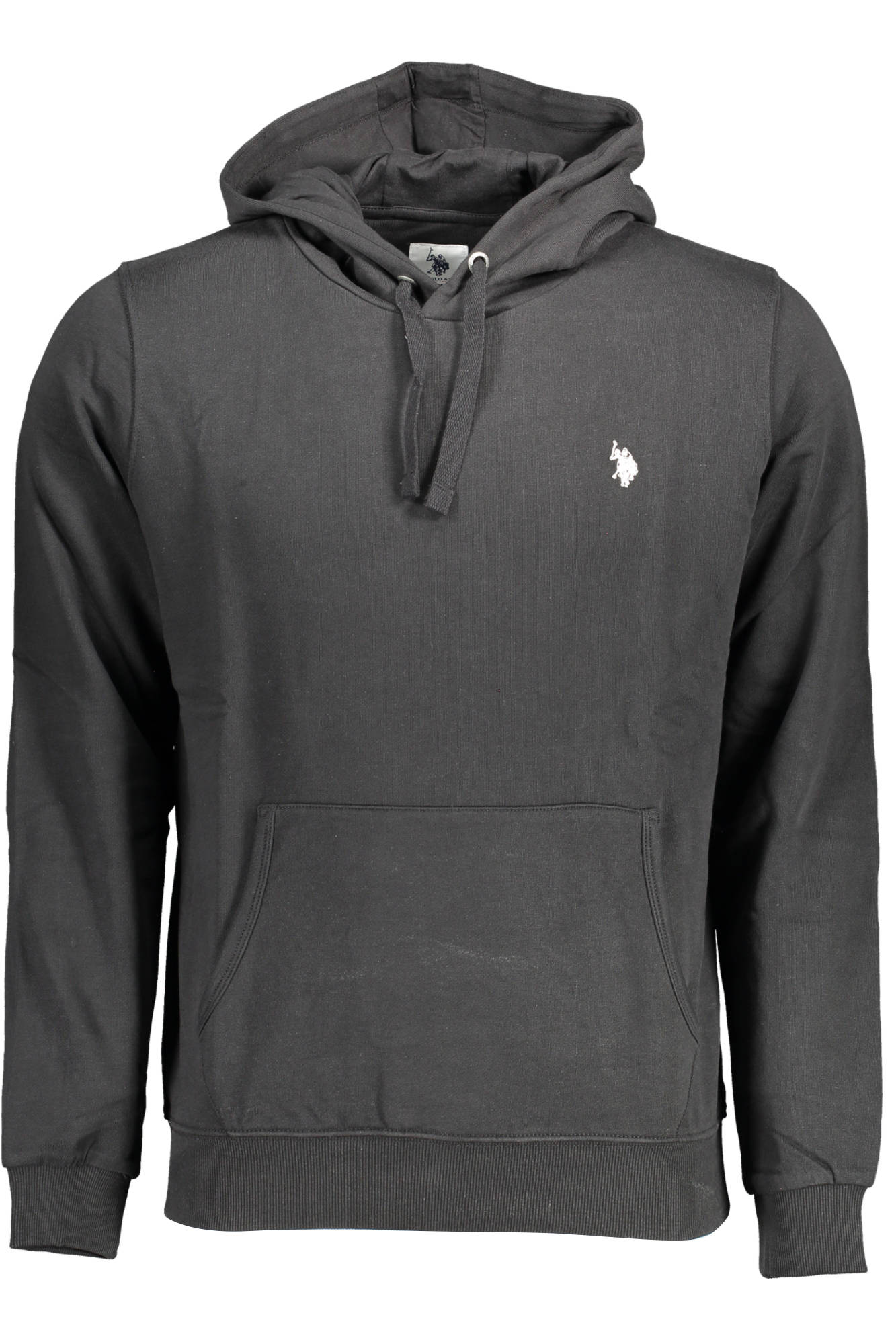 U.S. POLO ASSN. FELPA SENZA ZIP UOMO NERO