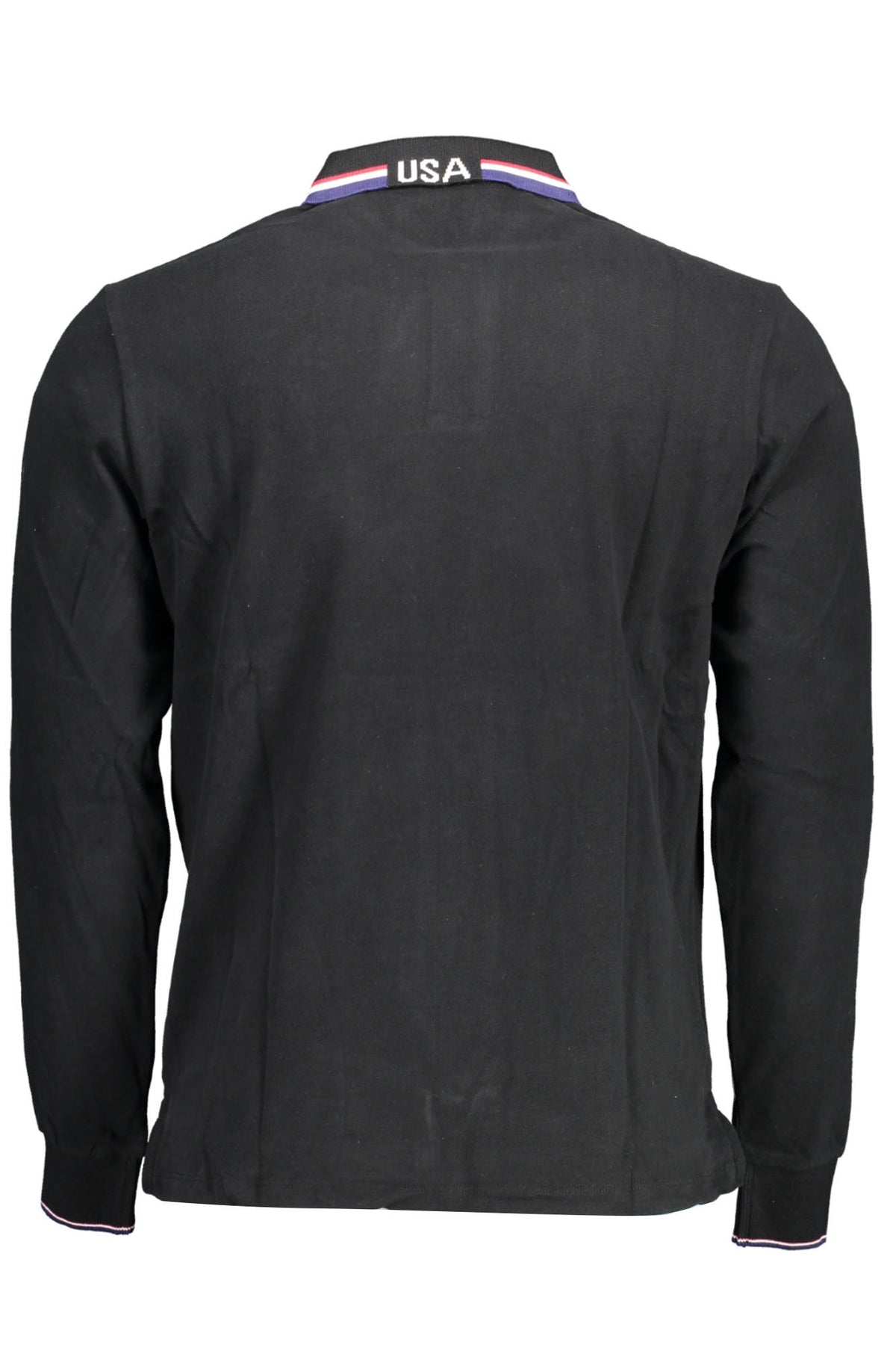 U.S. POLO ASSN. POLO MANICHE LUNGHE UOMO NERO