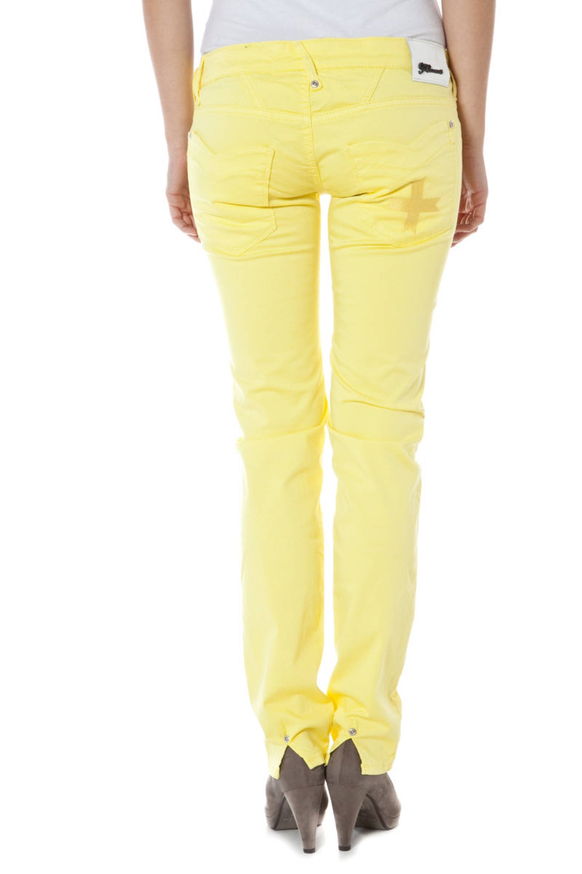 ZUELEMENTS PANTALONE DONNA GIALLO