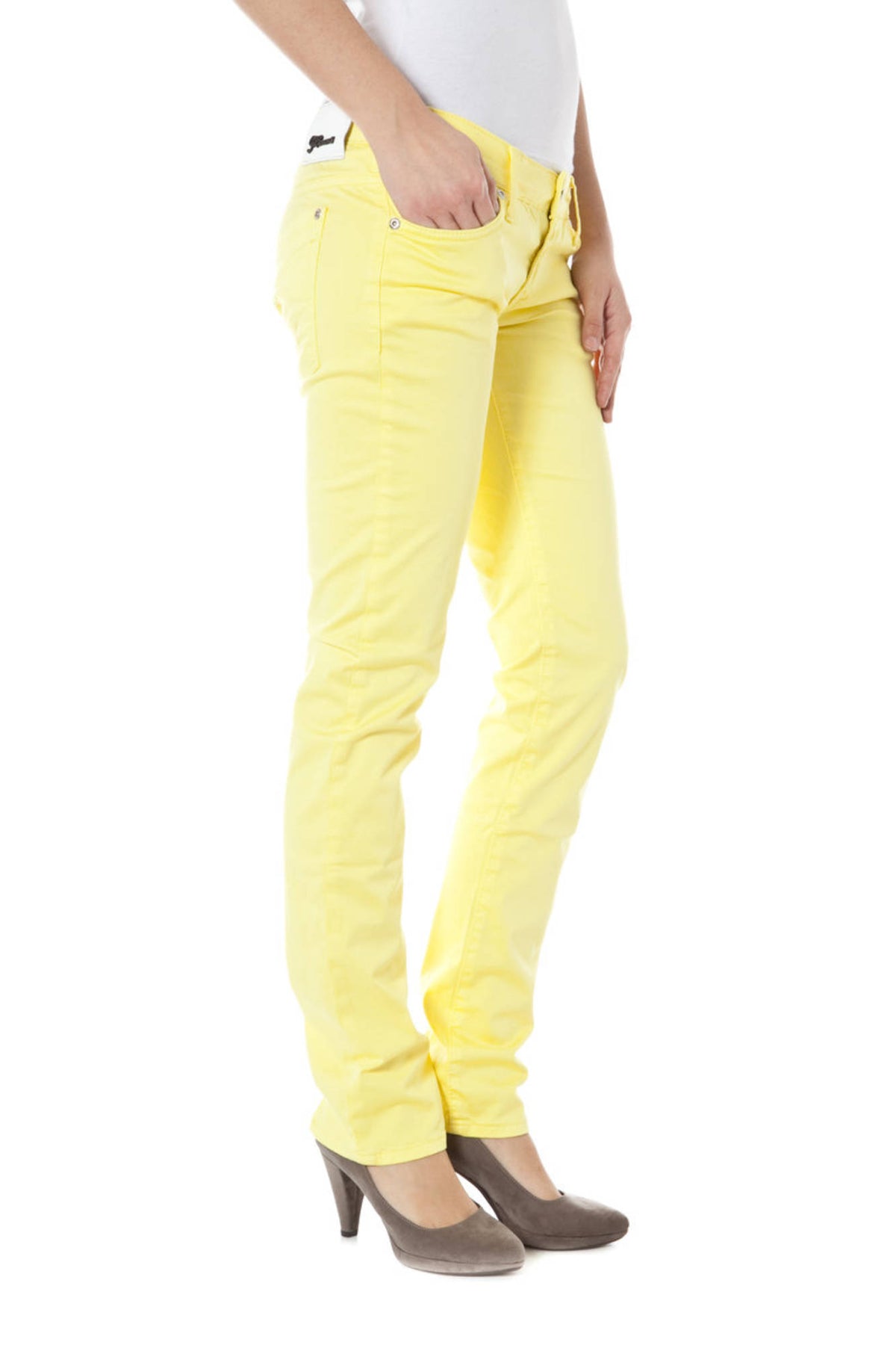 ZUELEMENTS PANTALONE DONNA GIALLO